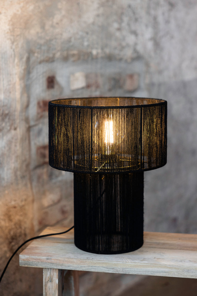 SOGA Table Lamp 1L Black
