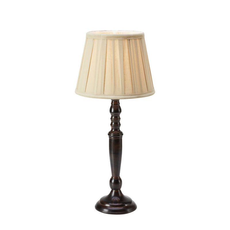 CHOCOLAT Table Lamp 1L 46cm Beige/Dark Brown