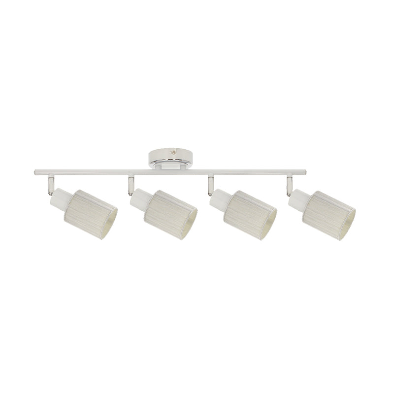 Paola Ceiling Lamp 4xE14 Max.9W White/Silver