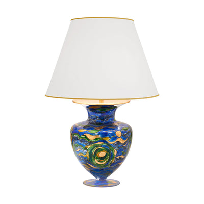Table lamps ANFORA gold textile