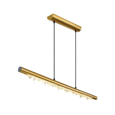 Linear suspension Globo Lighting FELICITAS metal brass LED 