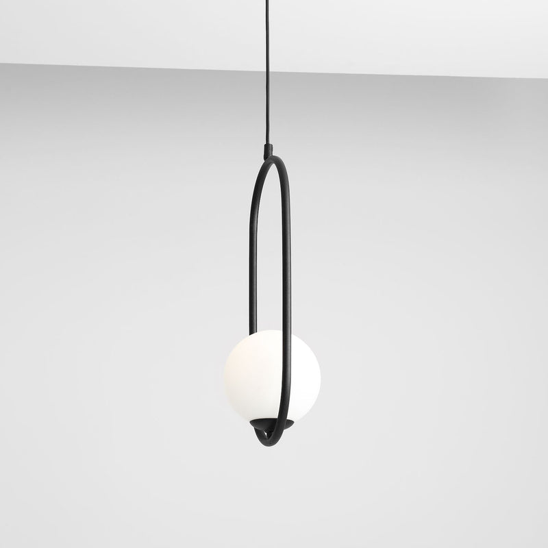 Hanging lamp RIVA black