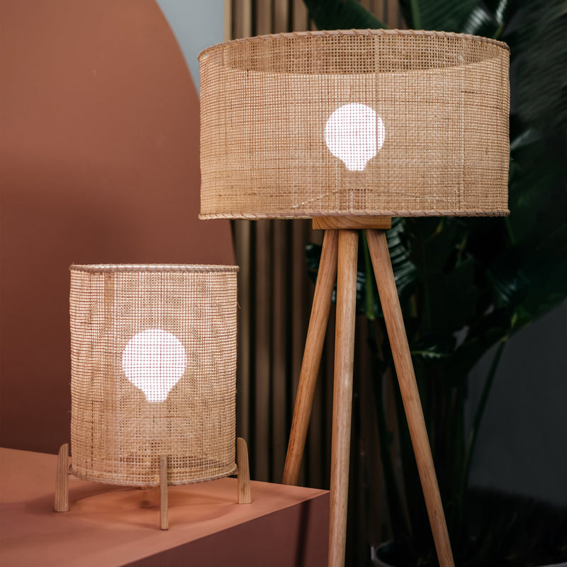 Table lamp WALA light wood