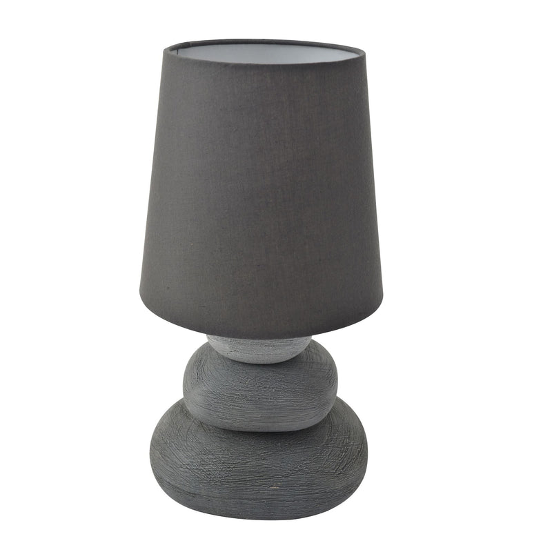 Ceramic Table Lamp "Stoney" h:31cm