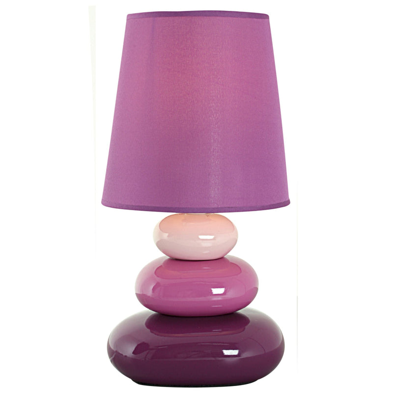 Ceramic Table Lamp "Stoney" h:31cm