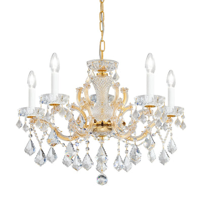 Chandeliers MARIA LOUISE gold crystal