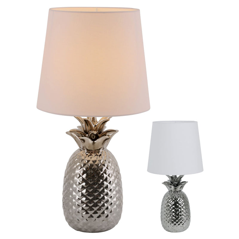 Ceramic Table Lamp h: 45 cm Pineapple