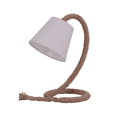 Table Lamp with Fabric Shade "Rope"