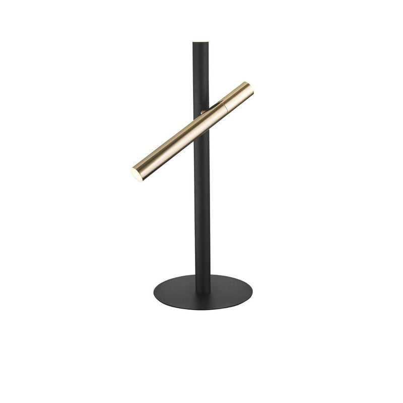 VARAS table lamp, gold/black 2l