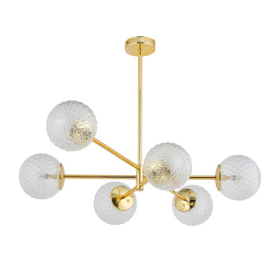 Chandelier CADIX GOLD metal gold G9 6 lamps