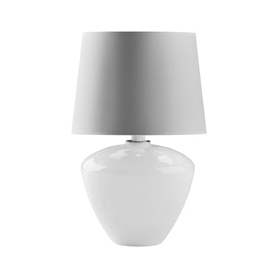 Table lamp FIORD glas white E27 1 lamp