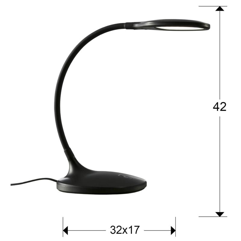 SCOOP led table lamp, black