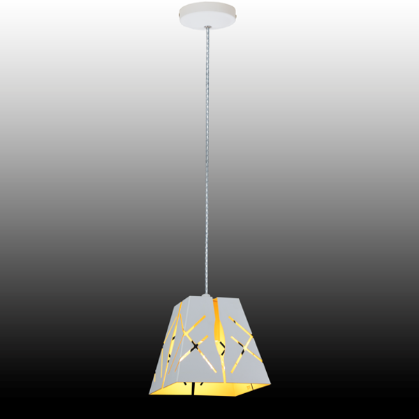 Hanging lamp Modern Design No. 2 white