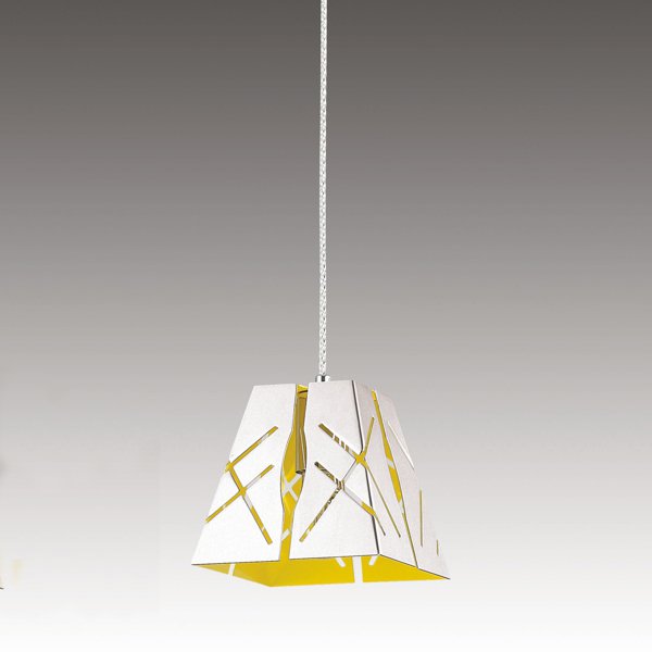 Hanging lamp Modern Design No. 2 white