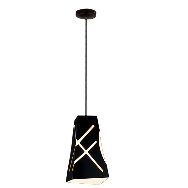 Hanging lamp Modern Design No. 1 black