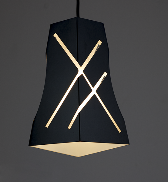 Hanging lamp Modern Design No. 1 black