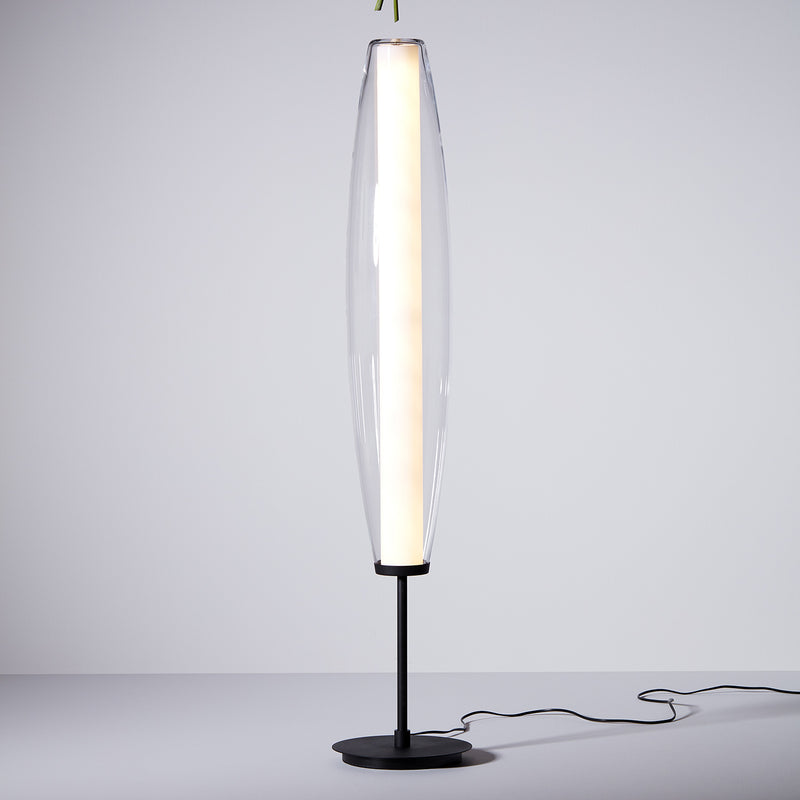 Floor lamp ZENTA glass