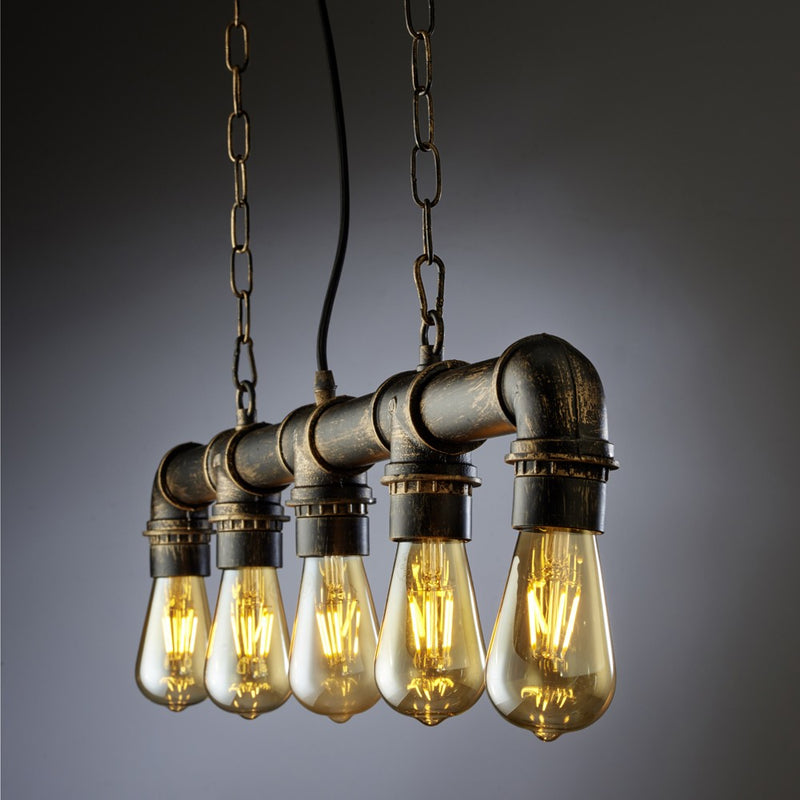 Bular 5-Light Industrial Pendant Lamp