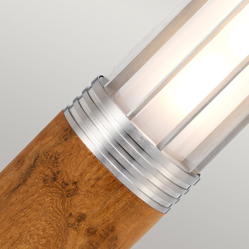 Street light Elstead Lighting (HORNSEA-B-SS) Hornsea teak, 316 stainless steel, polycarbonate E27