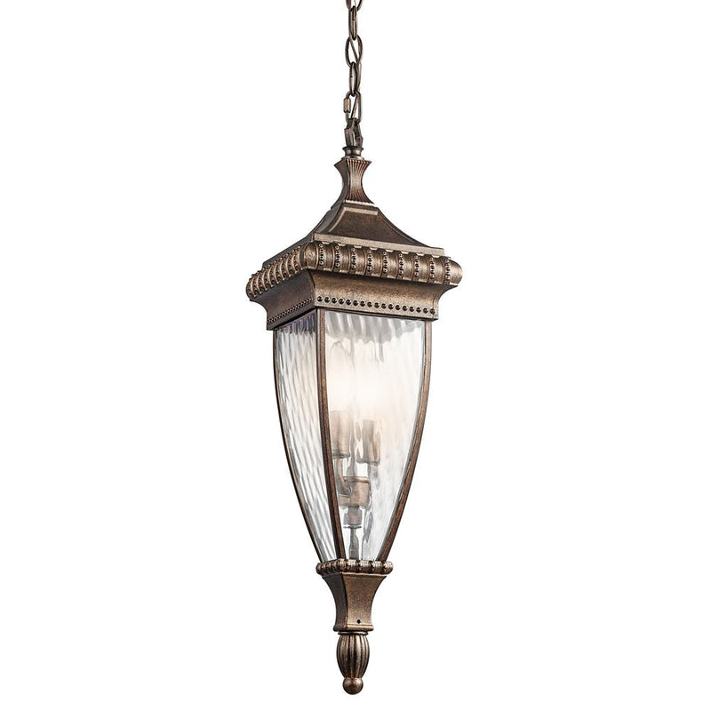 Outdoor ceiling light Kichler (KL-VENETIAN8-M) Venetian Rain metal, rain glass E14 2 bulbs