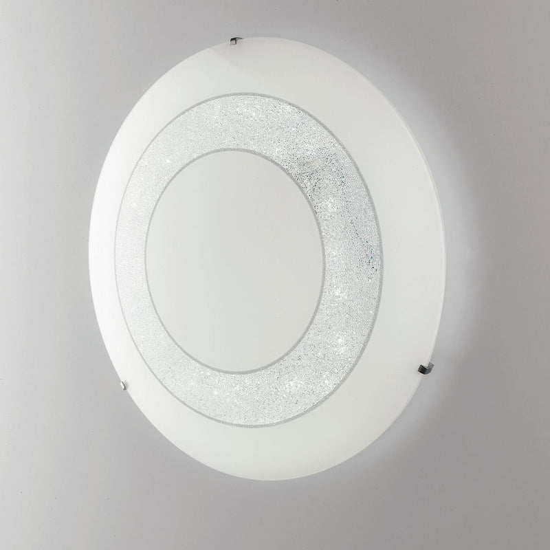 Flush mount Luce Ambiente e Design DIADEMA glass LED