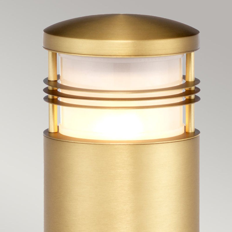 Street light Elstead Lighting (NEWBRIGHTON-B-BRASS) Newbrighton brass, polycarbonate lens E27