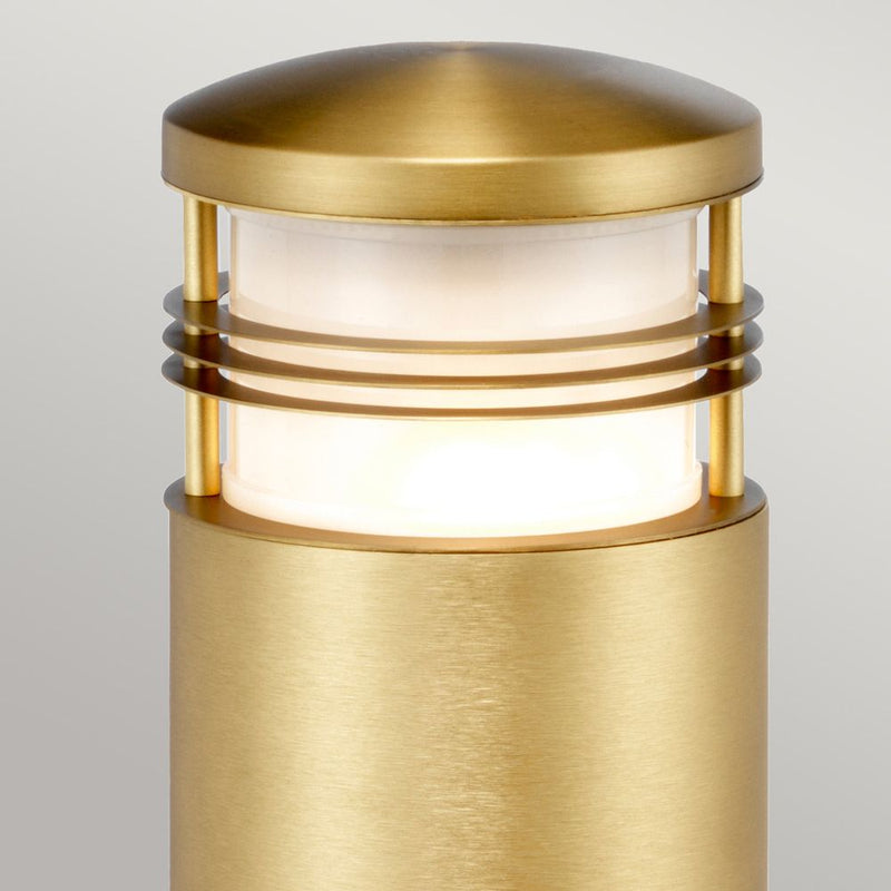 Street light Elstead Lighting (NEWBRIGHTON-MB-BRASS) Newbrighton brass, polycarbonate lens E27