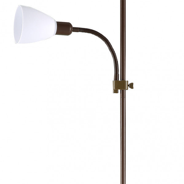 RILON floor lamp 1xE27 / E14 brown