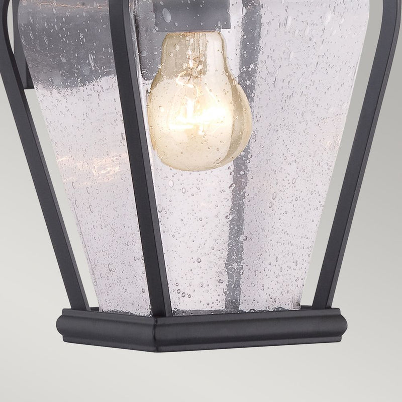 Outdoor wall light Quoizel (QZ-PROVINCE2-S) Province rain glass, mild steel E27