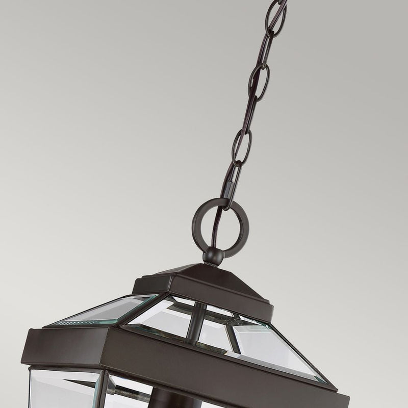 Outdoor ceiling light Quoizel (QZ-RAVINE8-M) Ravine brass, steel, glass E27