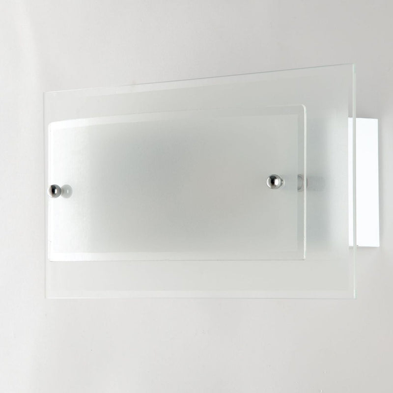Wall sconce Luce Ambiente e Design DRITTACURVA glass E27