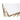 Console rectangulaire en métal doré avec plateau en marbre blanc – Lignes géométriques