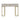 Console rectangulaire en métal doré avec revêtement en tissu rembourré crème et plateau en marbre