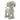 Refined Silver Poodle Figurine – Chic Decorative Accent