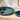Mauro Ferretti shelve saturn tray round teal set 2 pcs metal