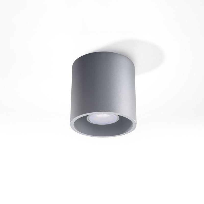 Sollux Lighting Orbis 1L ceiling spotlight aluminium GU10, H 10cm