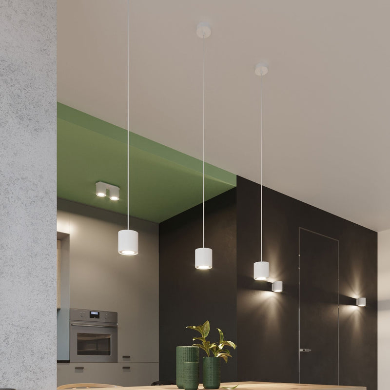 Sollux Lighting Orbis 1L faretto a sospensione a soffitto in alluminio GU10