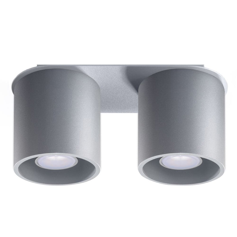 Sollux Lighting Orbis 2L ceiling spotlights aluminium GU10