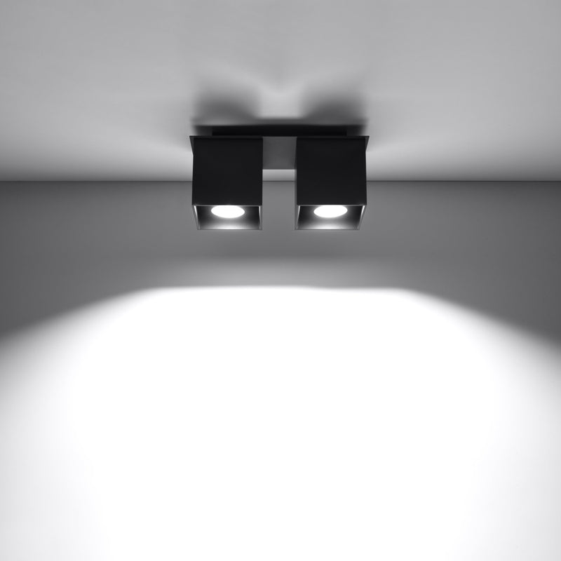 Sollux Lighting Quad 2L Faretti da soffitto in alluminio GU10, L 26cm