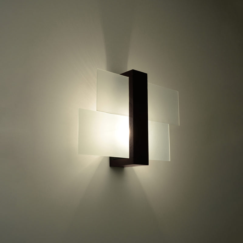 Sollux Lighting Feniks 1L lampada da parete legno E27