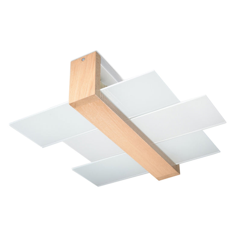 Sollux Lighting Feniks 2L flush mount ceiling lamp wood E27