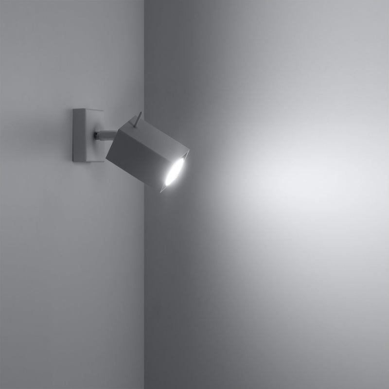 Sollux Lighting Merida 1L accent wall lamp steel GU10