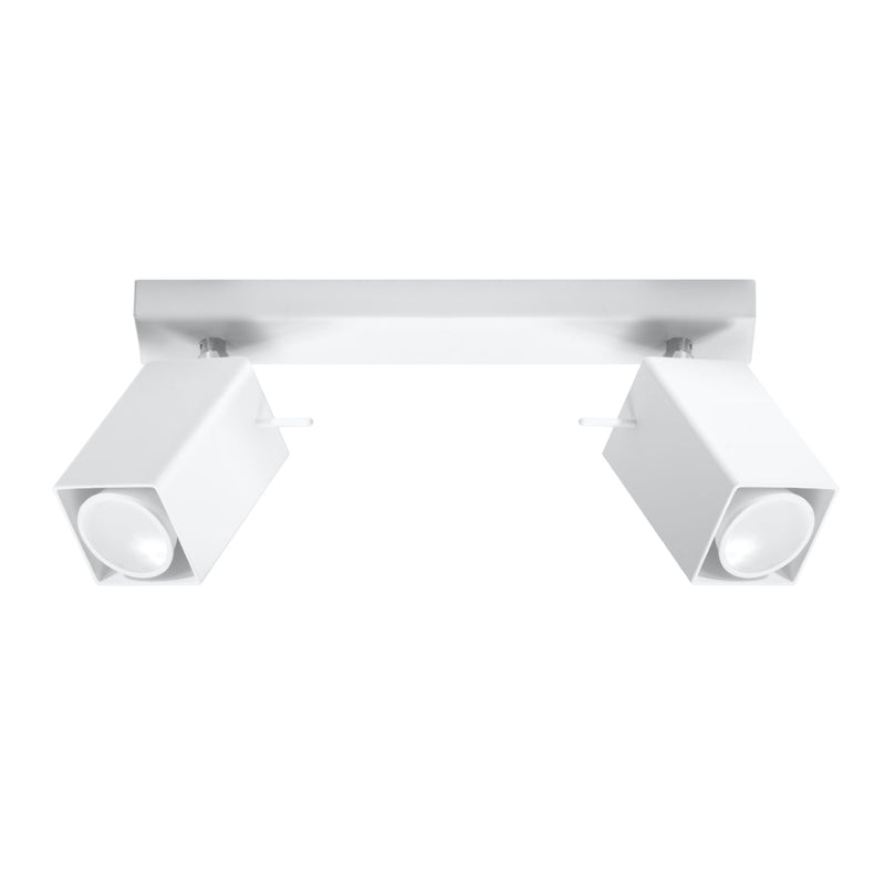 Sollux Lighting Merida 2L ceiling spotlights steel GU10, W 30cm