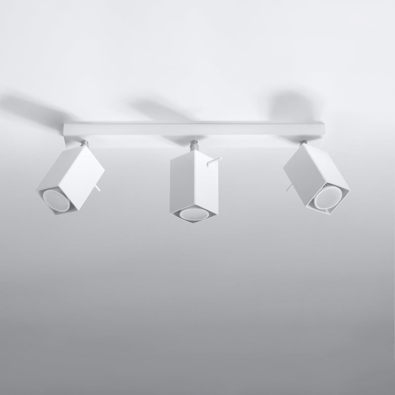 Sollux Lighting Merida 3L Monorail-Beleuchtungslampe Stahl GU10, B 45 cm