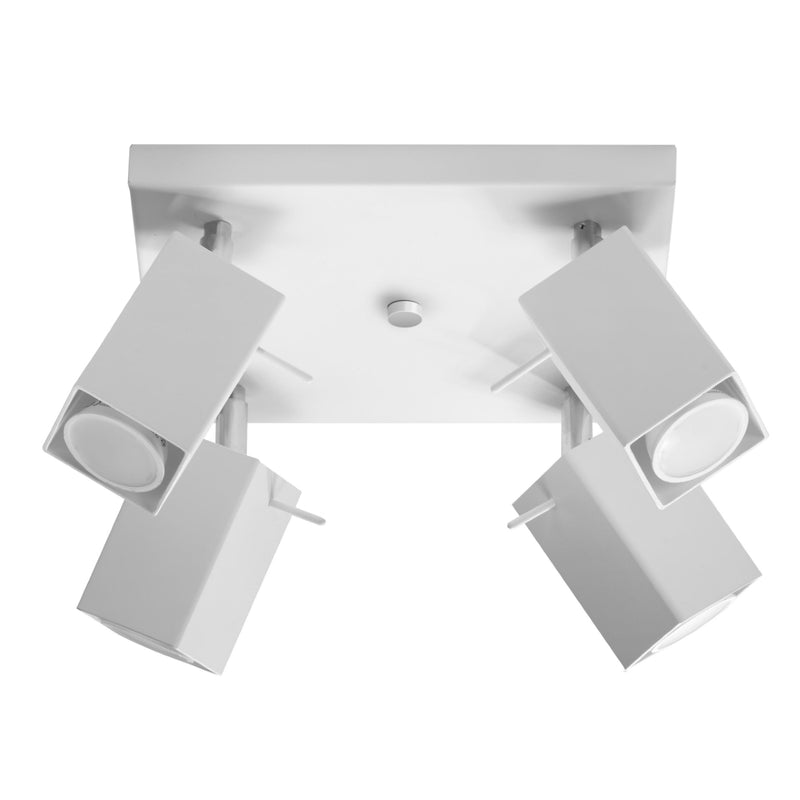 Sollux Lighting Merida 4L ceiling spotlights steel GU10, L 25cm