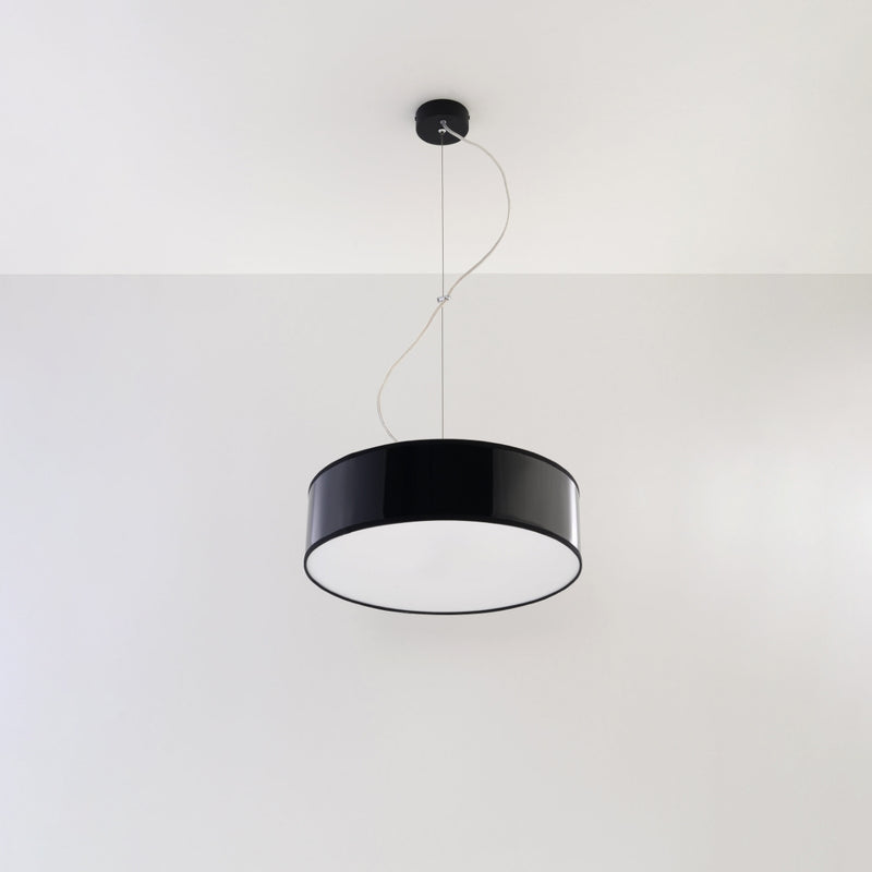 Sollux Lighting Arena 2L pendant lamp PVC E27, D 35-45cm