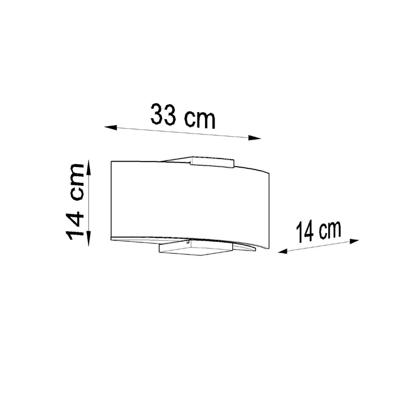 Sollux Lighting Emilio 2L applique bois E14