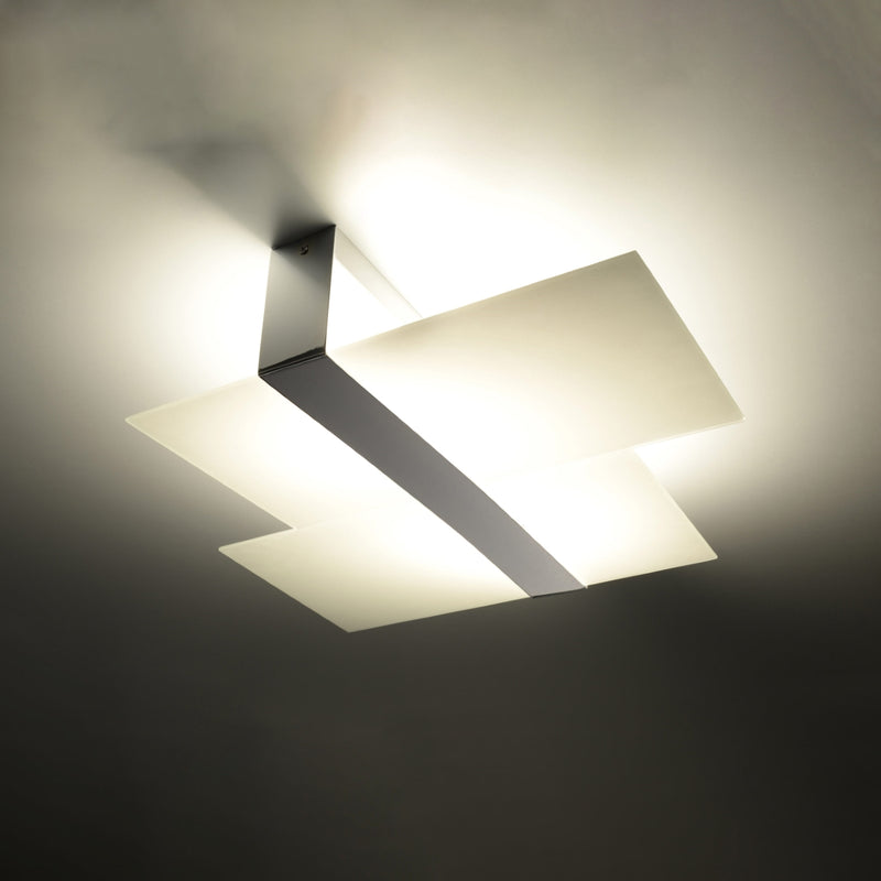 Sollux Lighting Massimo Plafón empotrable 2L acero E27