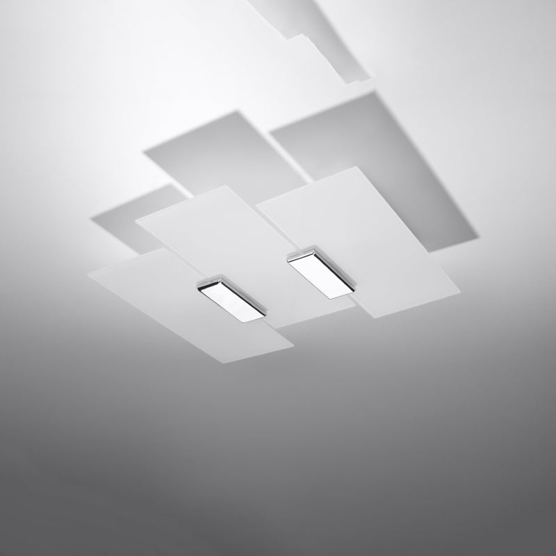 Sollux Lighting Fabiano 3L lampada da soffitto incasso in acciaio E27