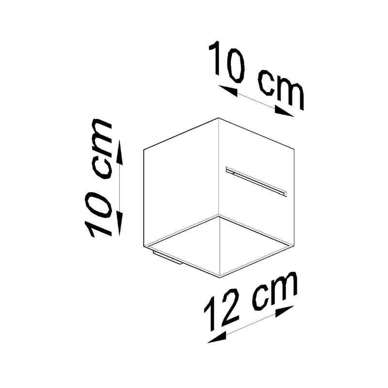 Sollux Lighting Lobo 1L væglampe aluminium G9